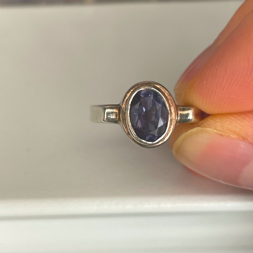 Purple Gemstone Ring, size 5.25